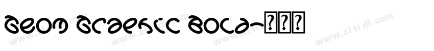 Geom Graphic Bold字体转换